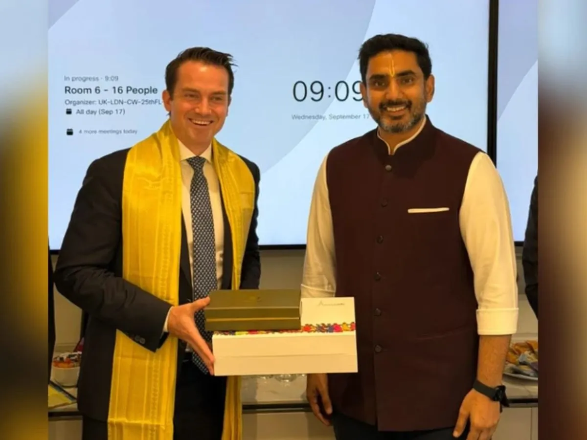 Connor Teskey and Nara Lokesh