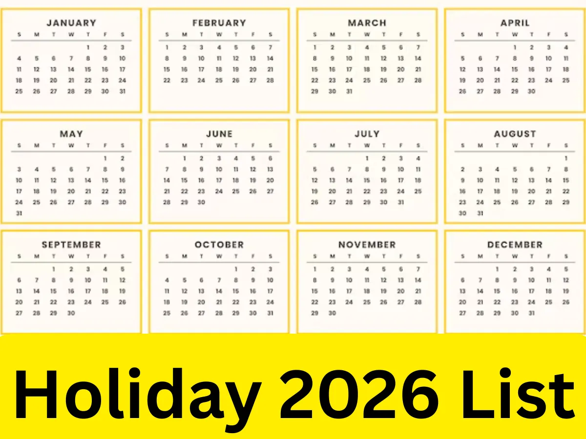 Holiday 2026 List