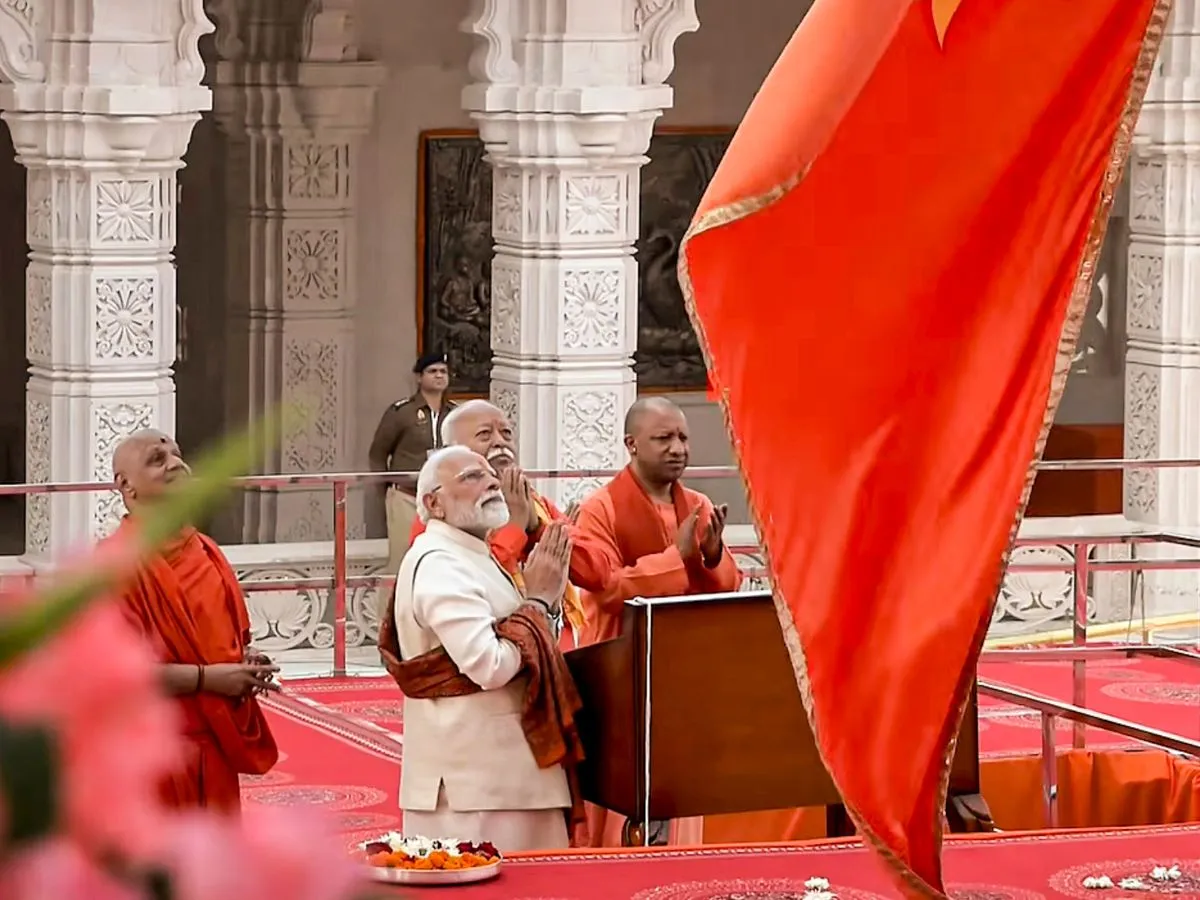 Ram Temple flag hoisting