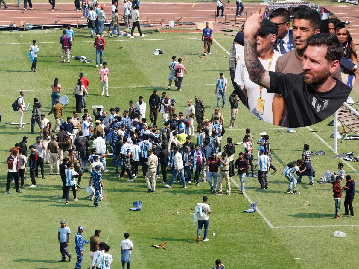 Messi's event in Kolkata stadium