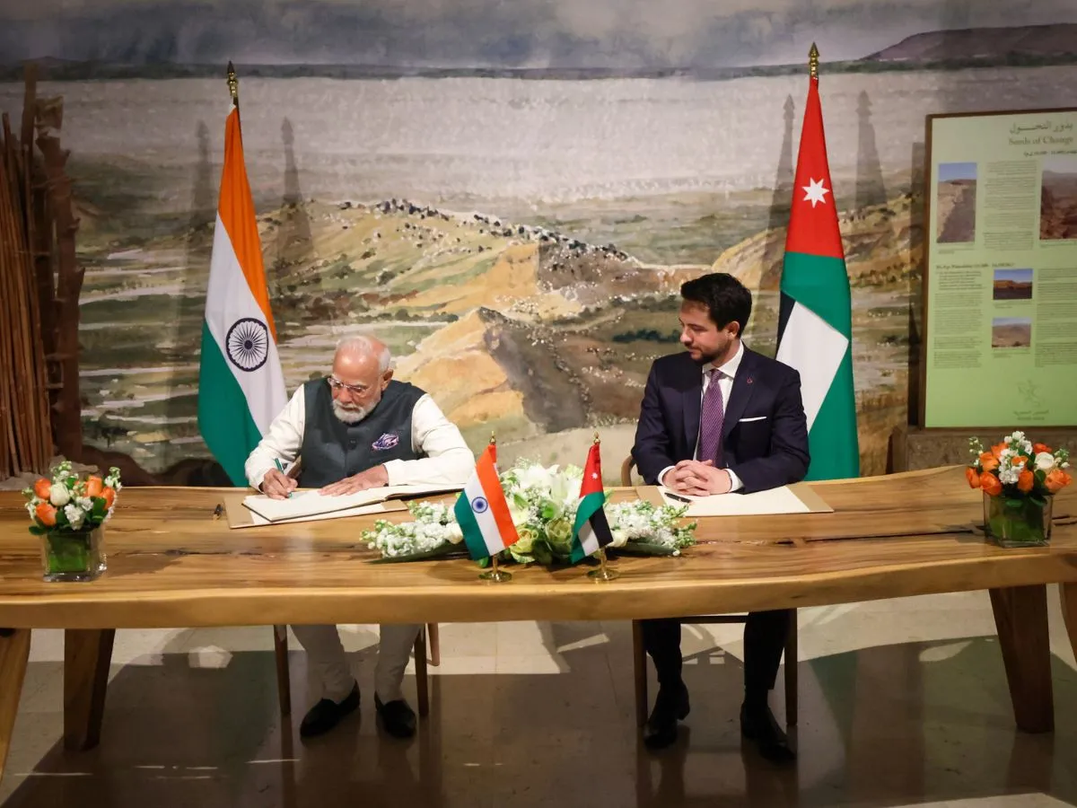 PM Modi Jordan Visit