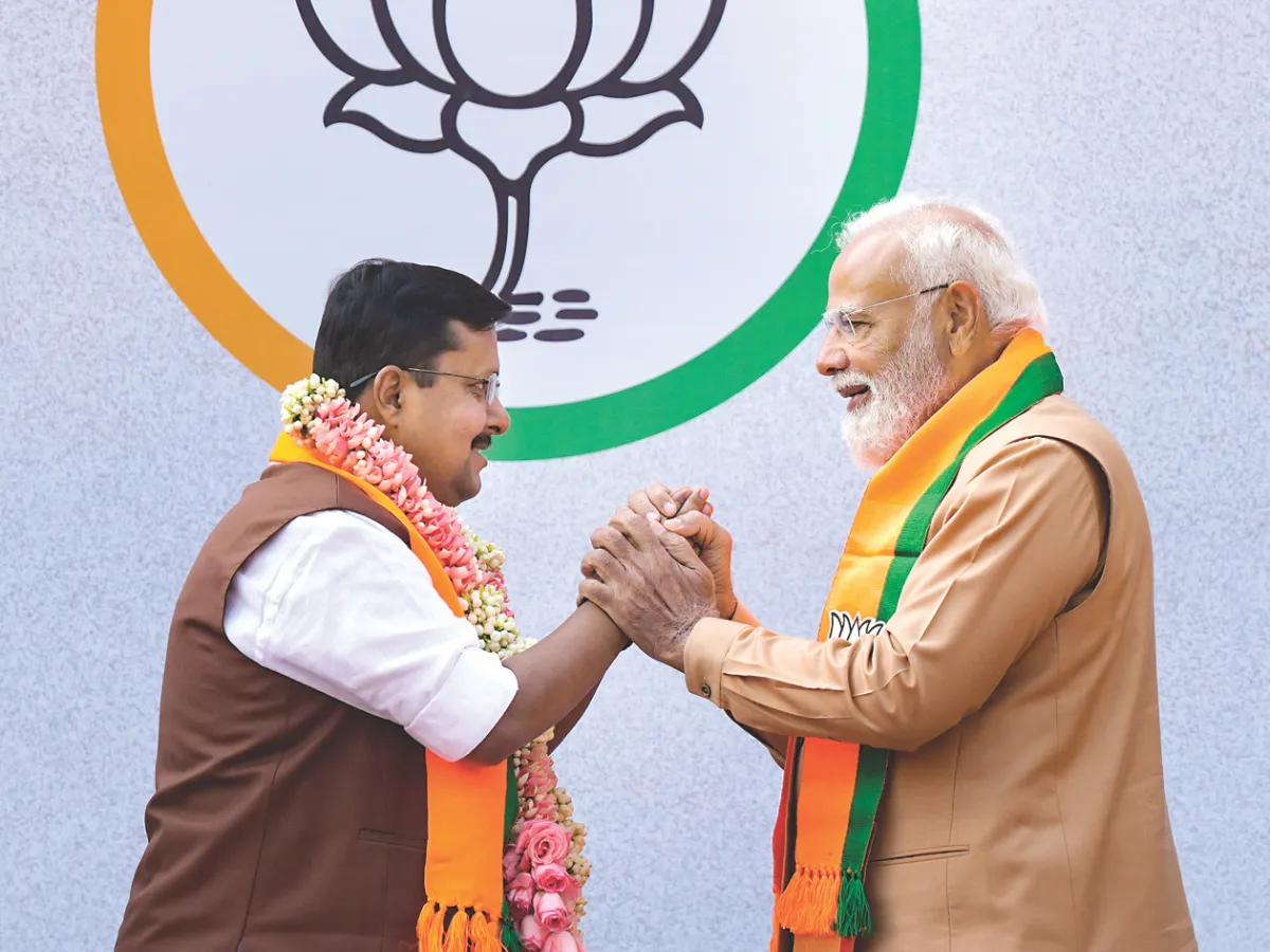 Nitin Navin and PM Modi