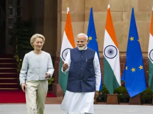 PM Modi and Ursula von der Leyen