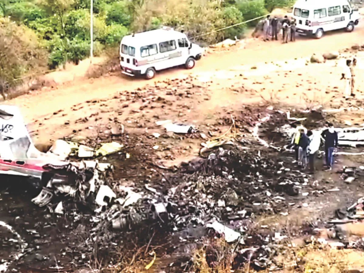 baramati plane crash