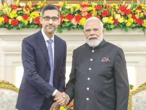 PM Modi and Sundar Pichai