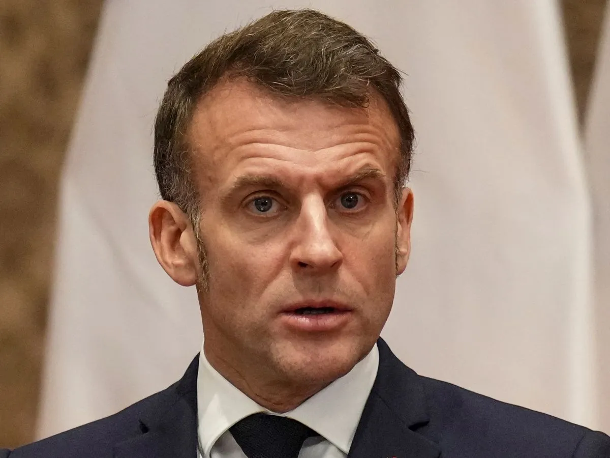 French President Emmanuel Macron