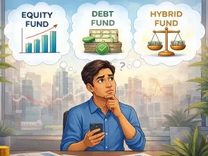 equity, debt, hybrid funds