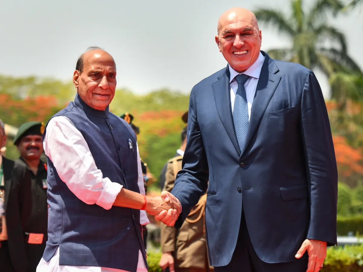 Rajnath Singh Guido Crosetto