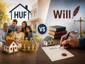 HUF vs will