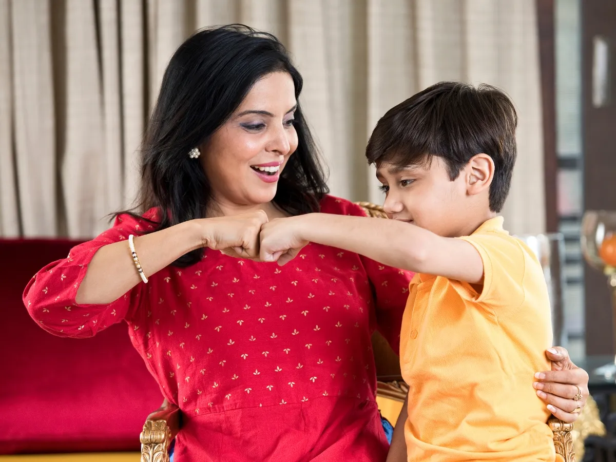mother son
