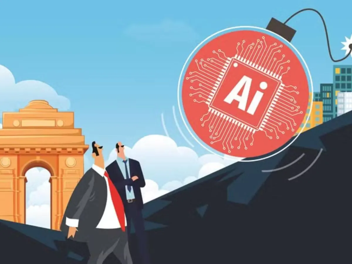 AI में पीछे होने का भारत को मिल सकता है फायदा, बाजार के जोखिम से बचने की उम्मीद
