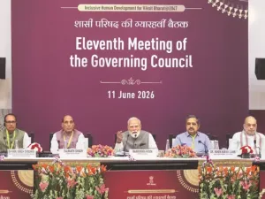 States seek central support for infra, chip projects at NITI Aayog meet