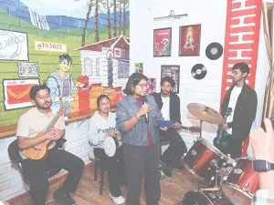 नॉर्थ ईस्टर्न हिल यूनिवर्सिटी, ​शिलॉन्ग में हाल में एन-जेन इंडिया पोस्ट ऑफिस का उद्घाटन किया गया। फोटो: डाक विभाग