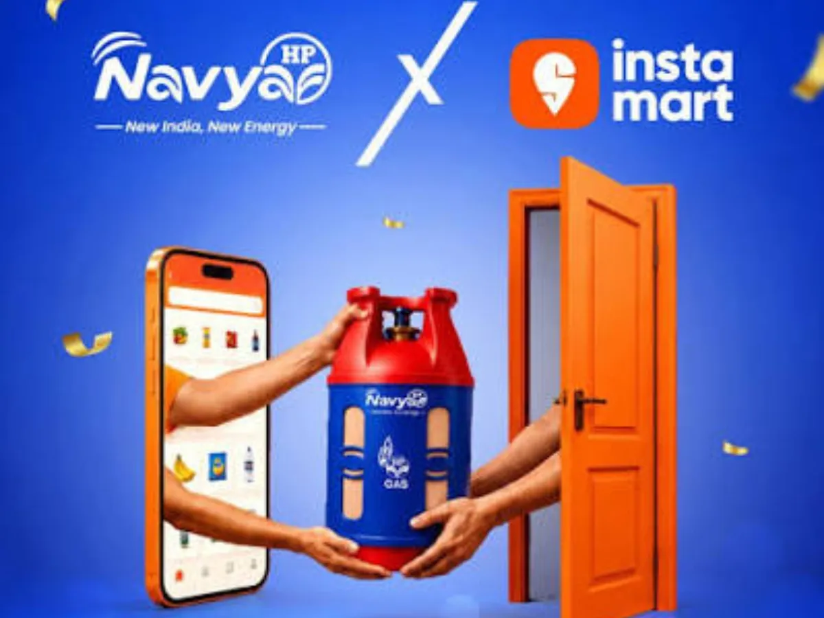 Instamart-HPCL की साझेदारी, अब ऑन-डिमांड मिलेगी 10 किलो HP Navya LPG सिलिंडर की डिलिवरी