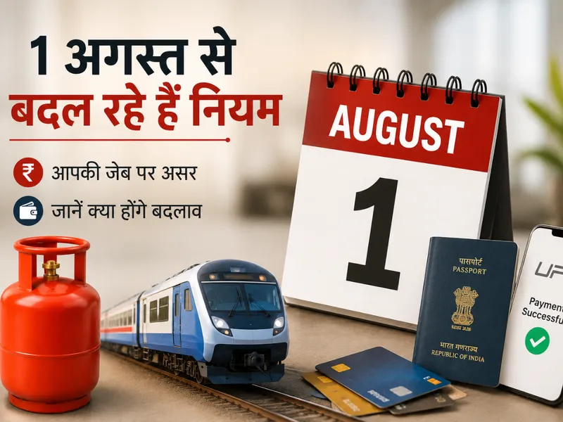 New Rules From August: LPG सिलेंडर से Tatkal टिकट तक... 1 अगस्त से बदल रहे हैं ये नियम, आपकी जेब पर पड़ेगा असर - new rules from august lpg prices to tatkal