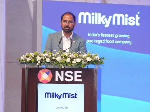 Milky Mist Dairy Food Limited on getting listed on NSE today.