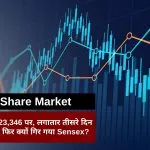 Share Market Today: Nifty 23,346 पर, लगातार तीसरे दिन तेजी; फिर क्यों गिर गया Sensex?