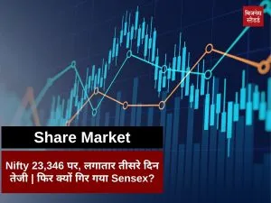 Share Market Today: Nifty 23,346 पर, लगातार तीसरे दिन तेजी; फिर क्यों गिर गया Sensex?