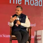 Uday Kotak speaking at Business Standard BFSI Insight Summit 2026.